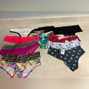 NWT & NWOT women’s Victoria secret underwear lot (10)  - read description